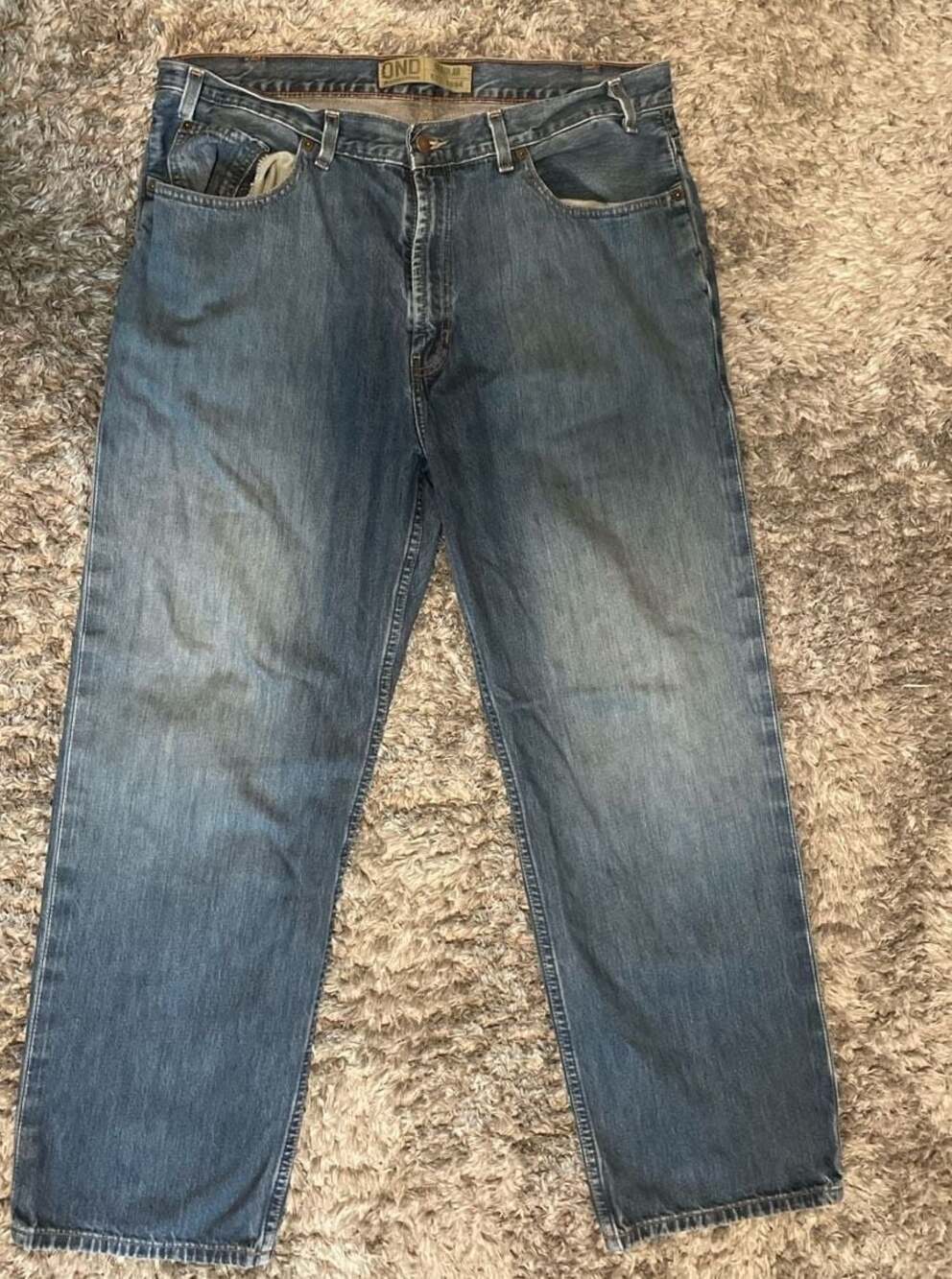 Vintage Old Navy Denim 1994 Regular Fit Men's Blue Jeans 38x30